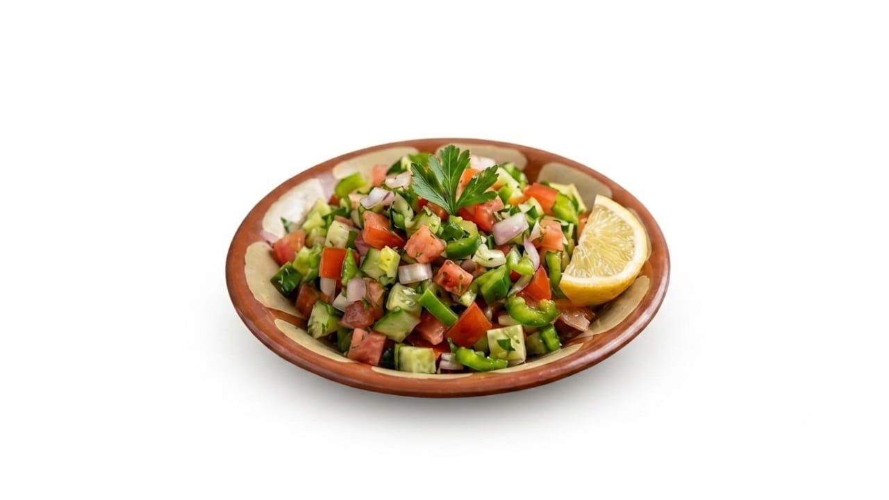 علبة سلطه حمراء