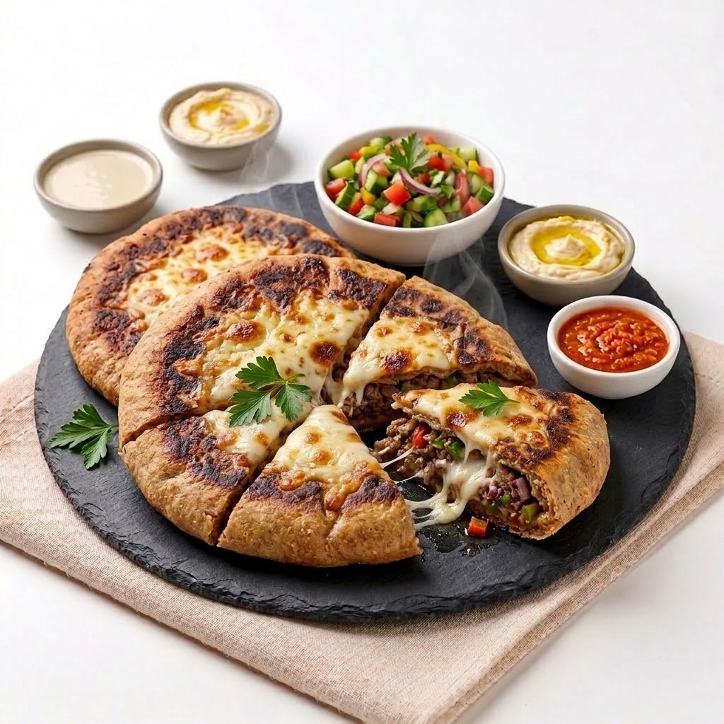 حواوشي لحمه موتزريلا