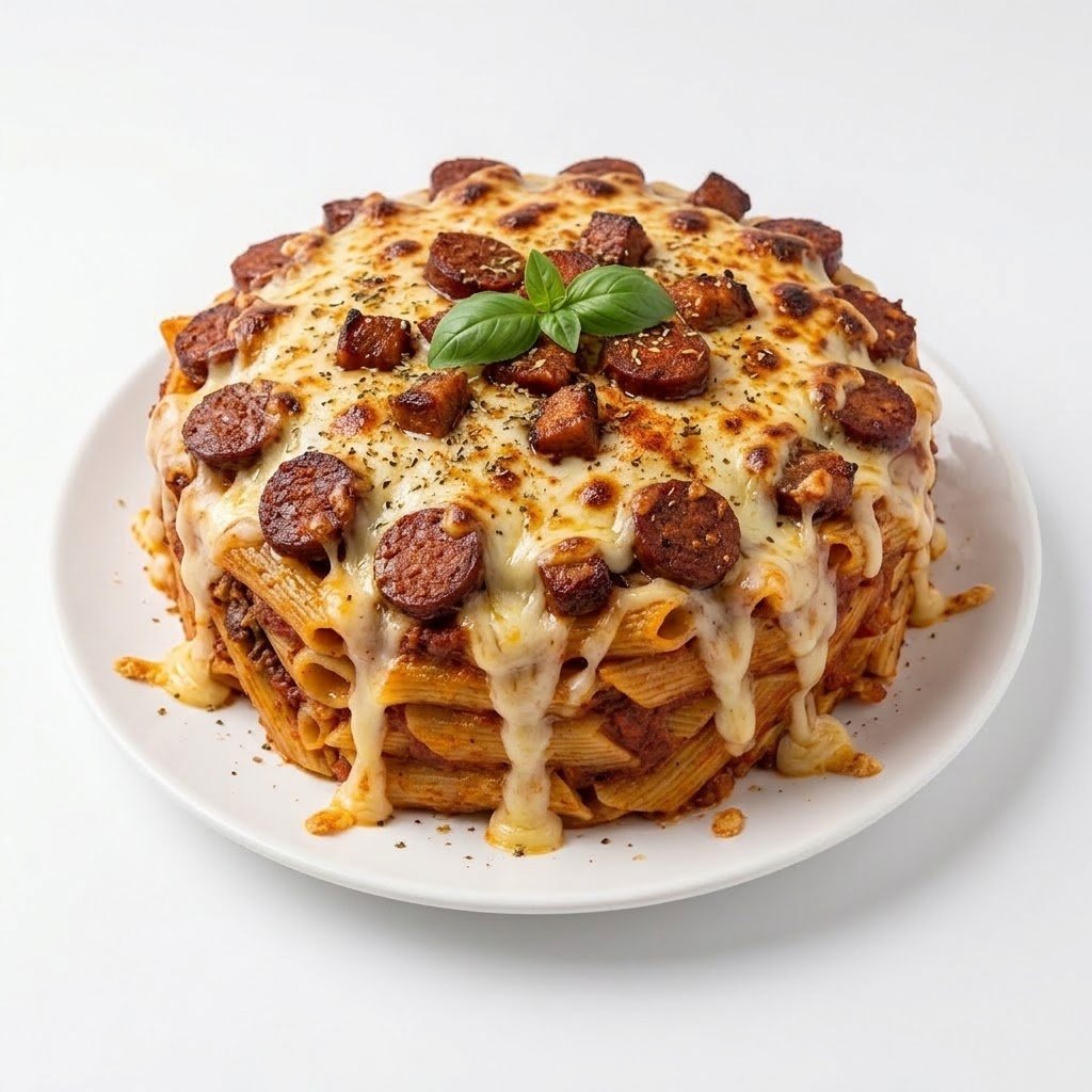 طاجن سجق موتزريلا