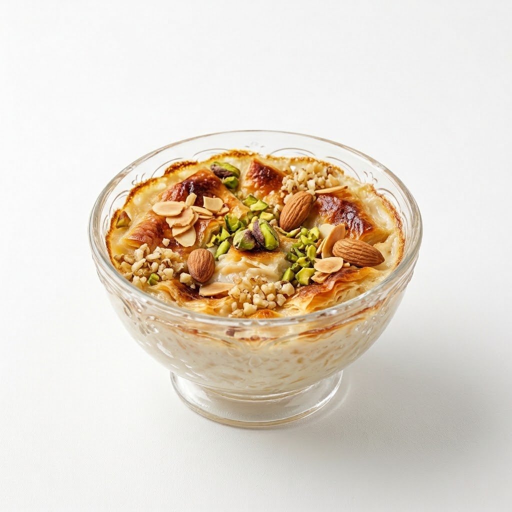 طاجن أم علي مكسرات