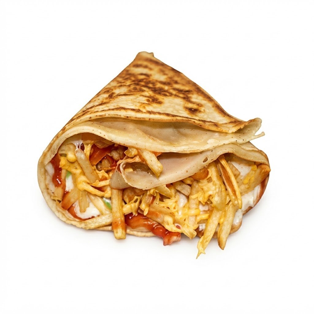 كريب بطاطس بالجبنه